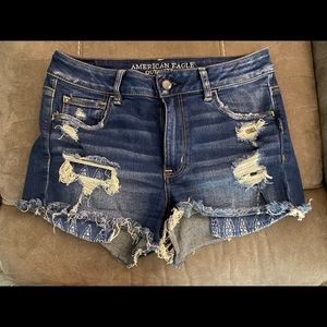 American Eagle High-Rise Jean Shorts